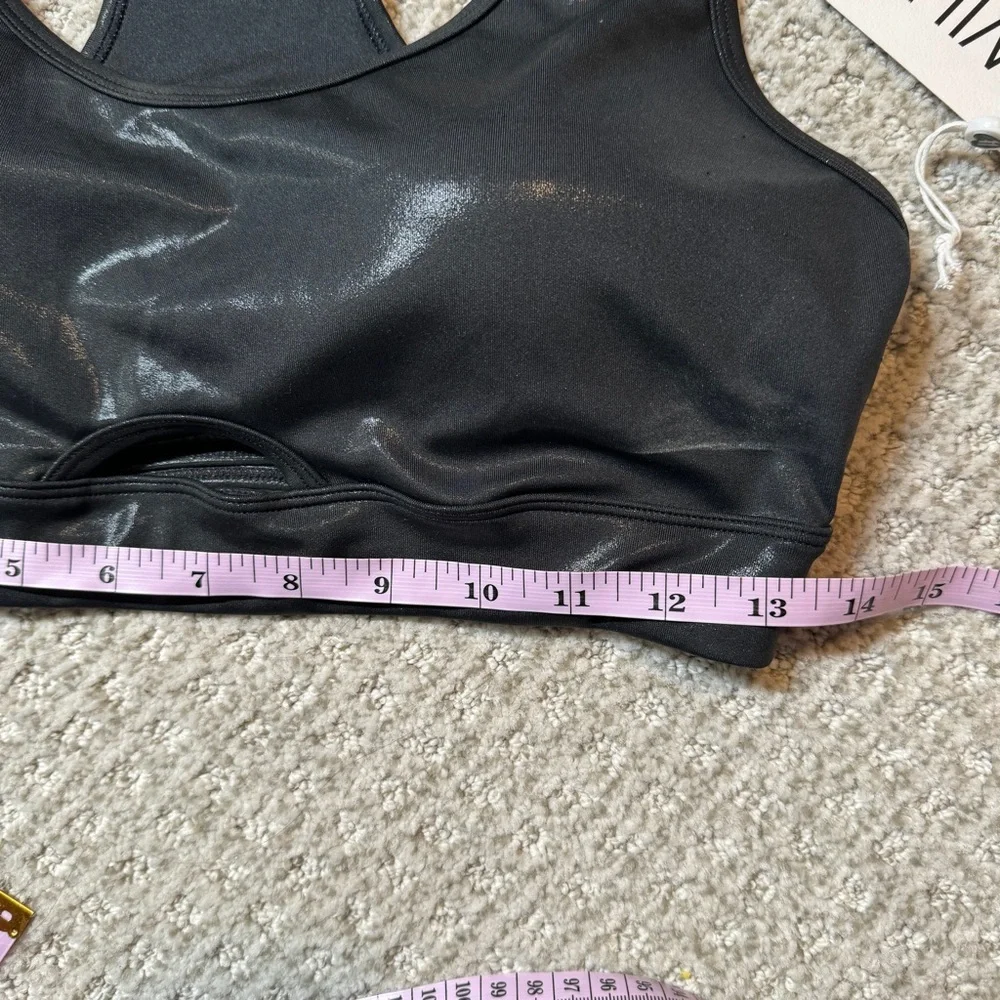 Wildfox Women's Black Pullover Racerback‎ Isabella Sports Bra NWT